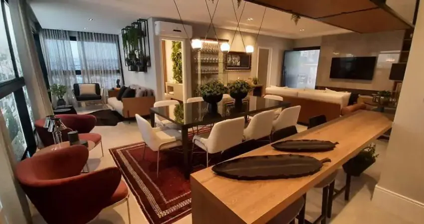 Apartamento para venda em edifício reserva luiza tomaselli de 155.00m² com 3 quartos, 3 suites e 2 garagens