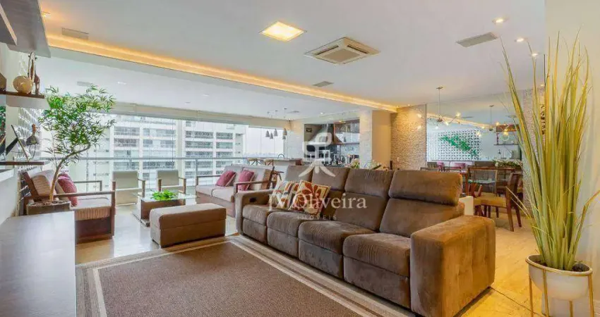 Apartamento para venda em campo belo de 220.00m² com 3 quartos, 3 suites e 4 garagens