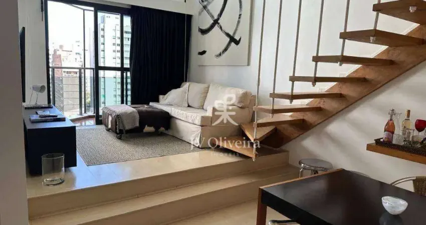 Apartamento para alugar em itaim bibi de 58.00m² com 1 quarto, 1 suite e 1 garagem