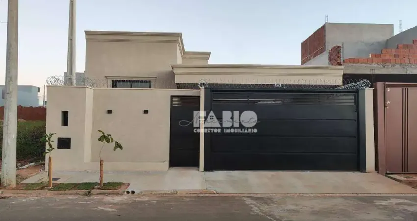 Casa para venda em residencial colina azul de 126.00m² com 3 quartos, 1 suite e 2 garagens
