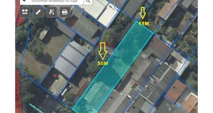 Terreno à venda na Rua João Nicoletti Daros, 219, Xaxim, Curitiba