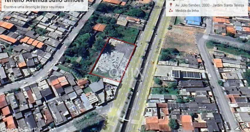 Terreno à venda na Avenida Julio Simões, 2000, Vila Brasileira, Mogi das Cruzes