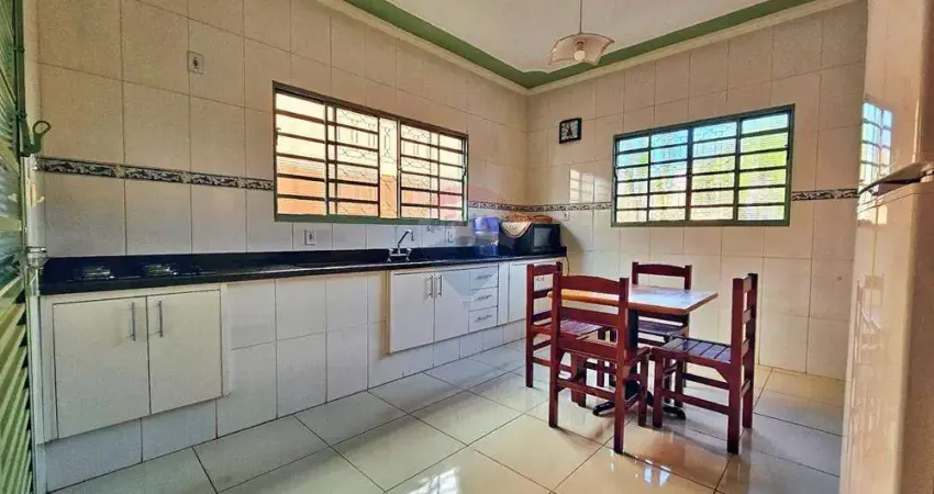 Casa para venda em brodowski de 165.00m² com 3 quartos, 1 suite e 2 garagens