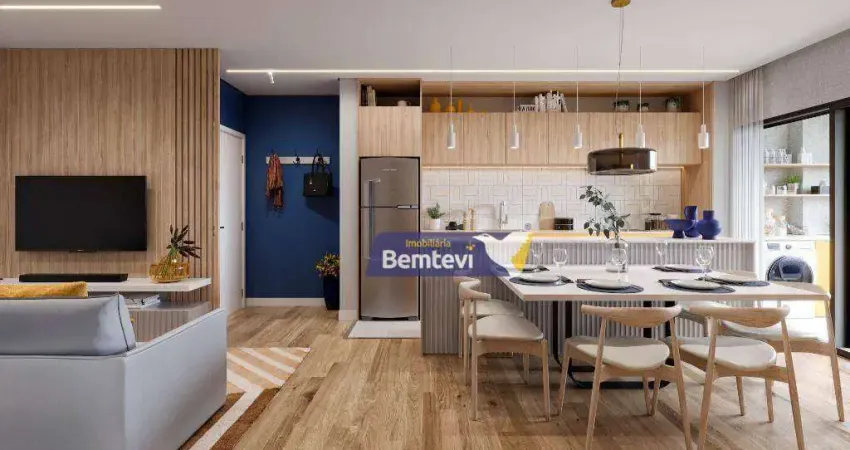 Apartamento para venda em tingui de 76.00m² com 3 quartos, 1 suite e 1 garagem