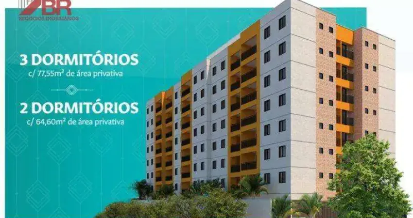 Apartamento para venda em jardim oriente de 64.00m² com 2 quartos, 1 suite e 1 garagem