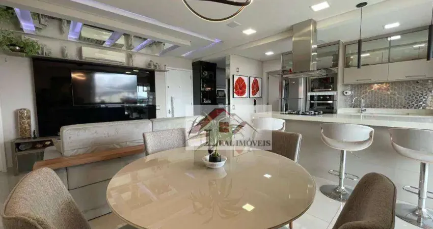 Apartamento para venda em jardim de 91.00m² com 2 quartos, 1 suite e 1 garagem