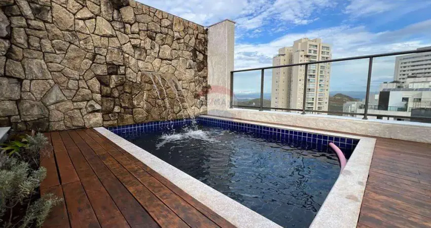 Cobertura para venda em vila da serra de 298.97m² com 3 quartos, 1 suite e 4 garagens