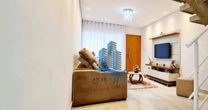 Sobrado para venda em mauá de 103.00m² com 2 quartos, 2 suites e 1 garagem