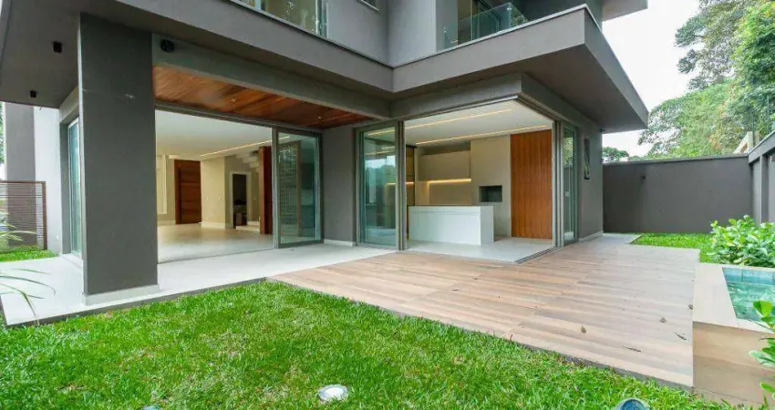 Casa de condomínio para venda em santa felicidade de 307.00m² com 4 quartos, 4 suites e 4 garagens