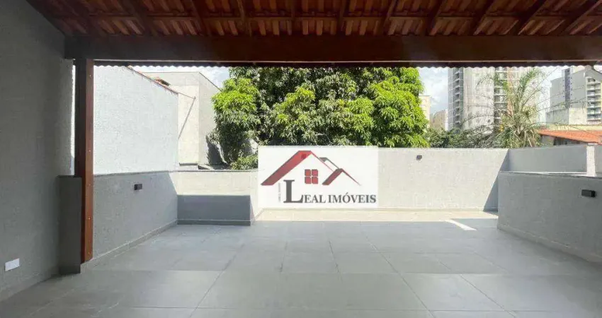 Cobertura para venda em vila valparaíso de 110.00m² com 3 quartos, 1 suite e 1 garagem