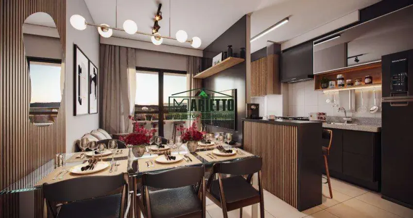 Apartamento para venda em parque campolim de 61.00m² com 2 quartos, 1 suite e 1 garagem