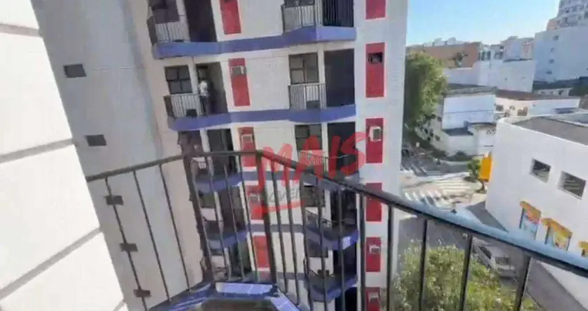 Flat com 1 quarto à venda no Centro, São Vicente 