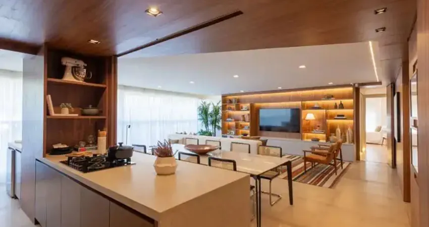 Apartamento para venda em jardim das acácias de 244.00m² com 3 quartos, 3 suites e 2 garagens