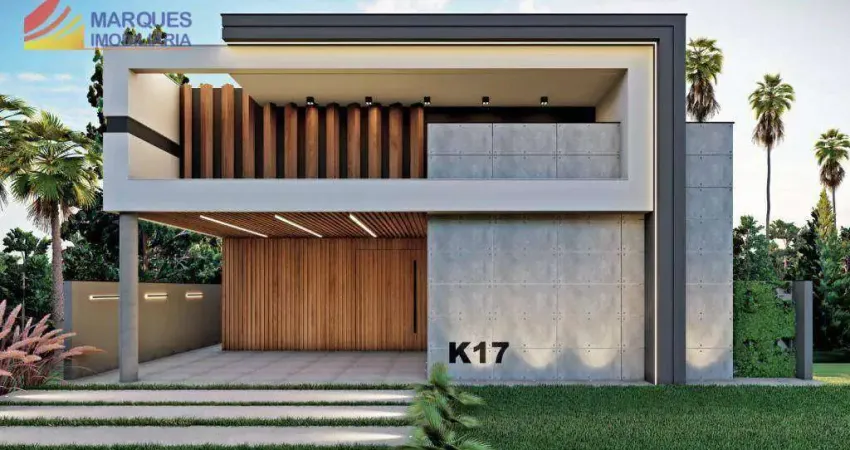 Sobrado para venda em condomínio jardim vila paradiso de 311.00m² com 3 quartos, 3 suites e 4 garagens