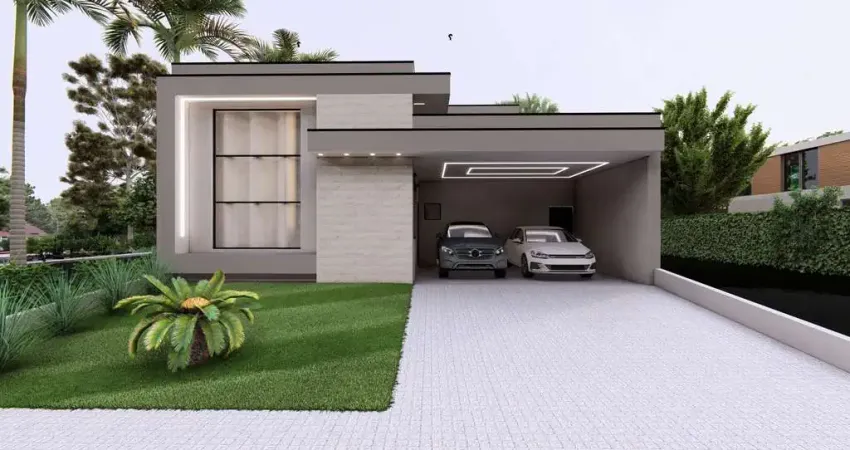 Casa de condomínio para venda em residencial royal garden de 192.00m² com 3 quartos, 3 suites e 4 garagens