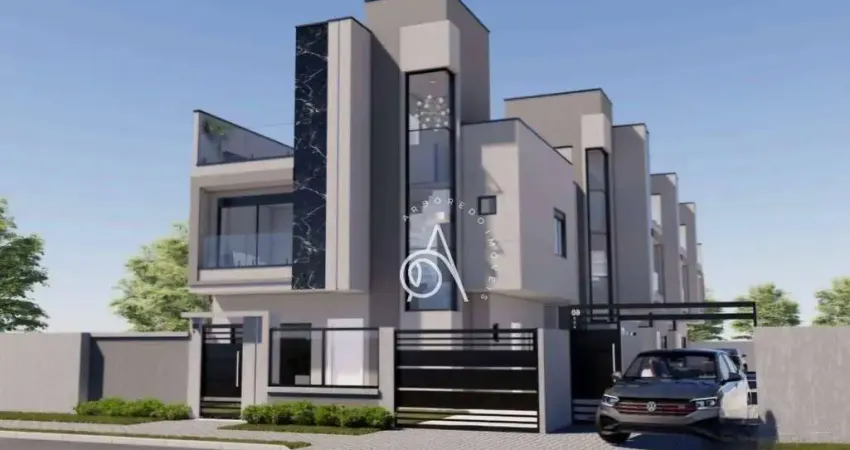 Sobrado para venda em capão raso de 127.00m² com 3 quartos, 3 suites e 2 garagens