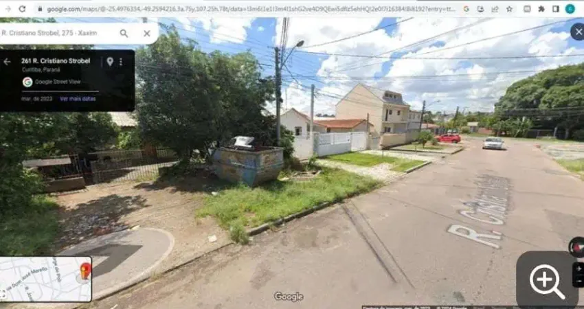 Terreno à venda na Rua Cristiano Strobel, 275, Xaxim, Curitiba