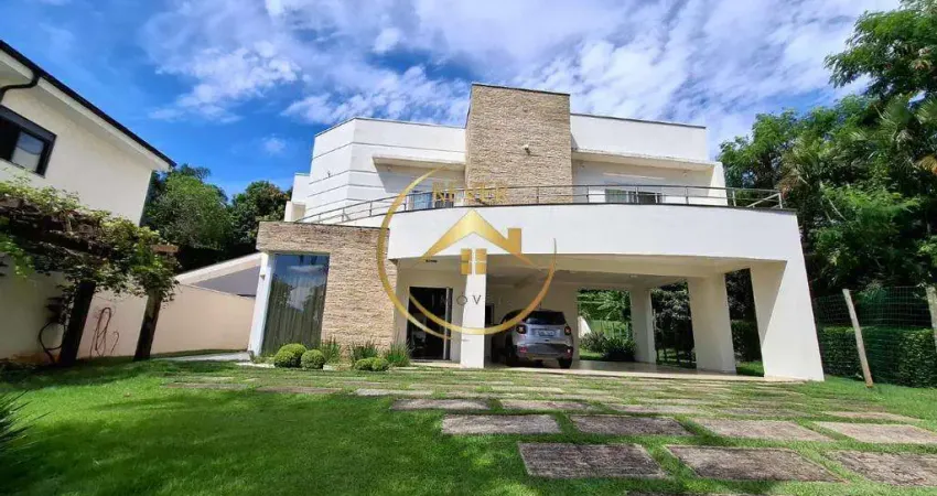 Casa de condomínio para venda em loteamento caminhos de são conrado (sousas) de 471.00m² com 4 quartos, 3 suites e 2 garagens