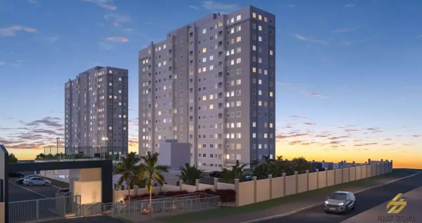Apartamento para venda em novo mundo de 36.00m² com 2 quartos e 1 garagem