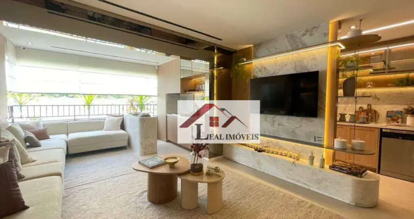 Apartamento para venda em jardim de 102.00m² com 3 quartos, 3 suites e 2 garagens