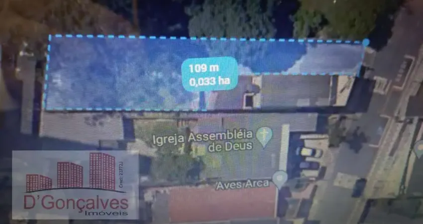 Terreno à venda na Rua São Francisco de Assis, 180, Centro, Diadema