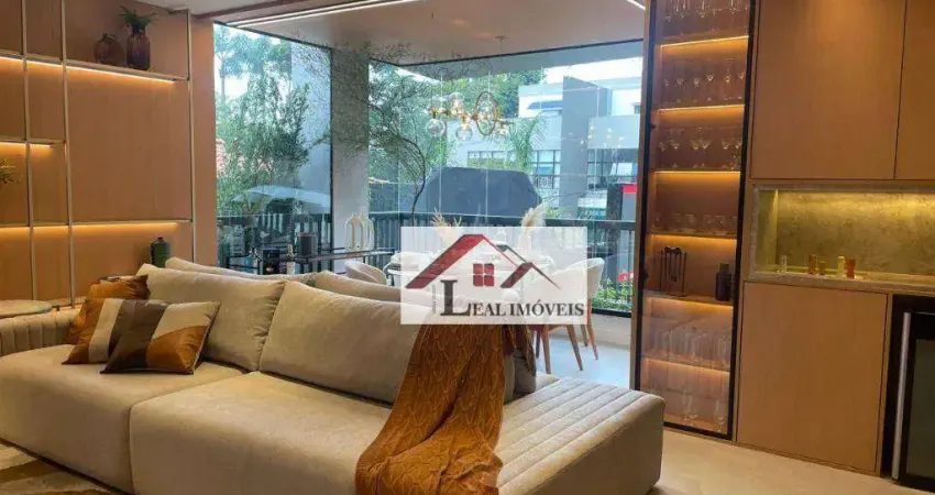 Apartamento para venda em jardim de 128.00m² com 3 quartos, 3 suites e 3 garagens