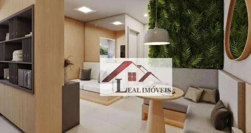 Apartamento para venda em campestre de 43.00m² com 2 quartos, 1 suite e 1 garagem