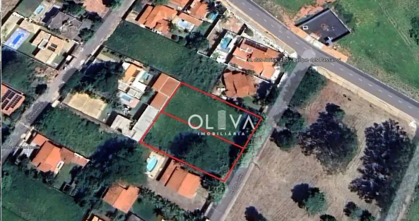 Terreno para venda em loteamento parque dos pássaros de 1000.00m²