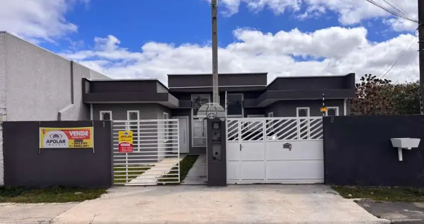Casa para venda em atuba de 53.00m² com 3 quartos, 1 suite e 1 garagem
