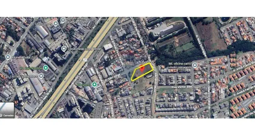 Terreno à venda na Rua Octacyr Reinaldo Mion, 360, Xaxim, Curitiba