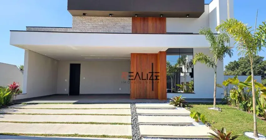 Casa de condomínio para venda em condomínio residencial evidências de 198.00m² com 3 quartos, 3 suites e 4 garagens