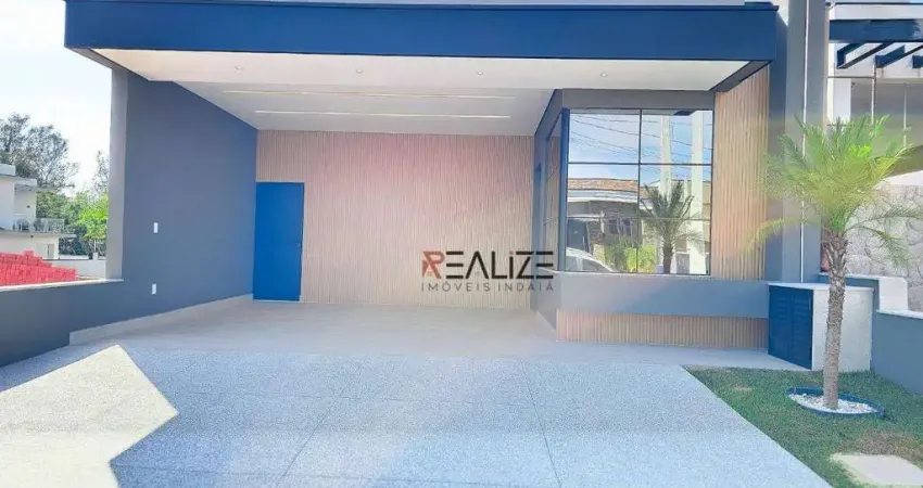 Casa de condomínio para venda em condomínio park gran reserve de 208.00m² com 3 quartos, 3 suites e 4 garagens