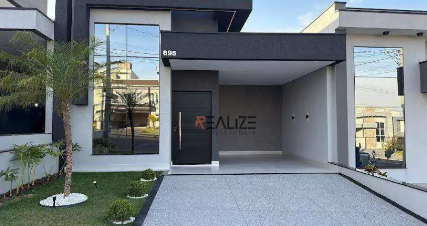 Casa de condomínio para venda em condomínio park gran reserve de 161.00m² com 3 quartos, 3 suites e 3 garagens