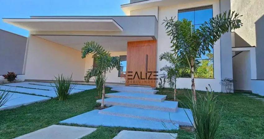 Casa de condomínio para venda em condomínio park gran reserve de 200.00m² com 3 quartos, 3 suites e 4 garagens