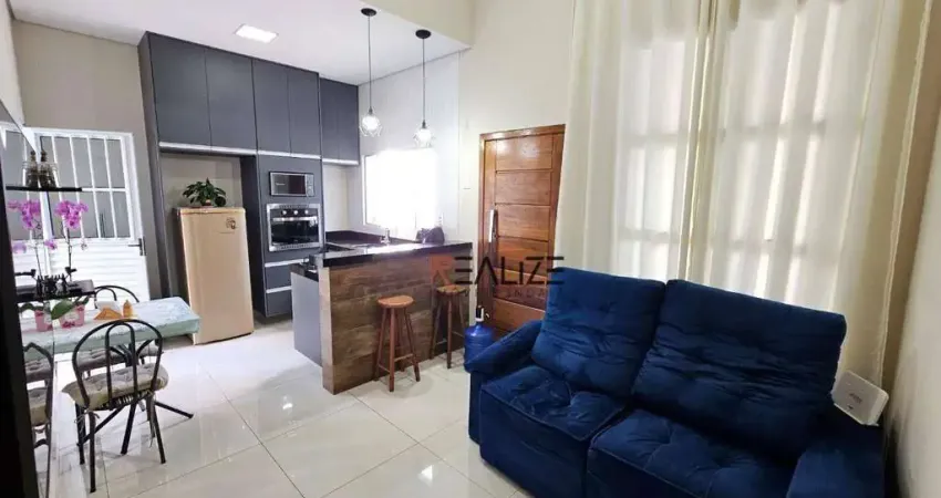 Casa para venda em jardim residencial nova veneza de 46.00m² com 1 quarto e 3 garagens
