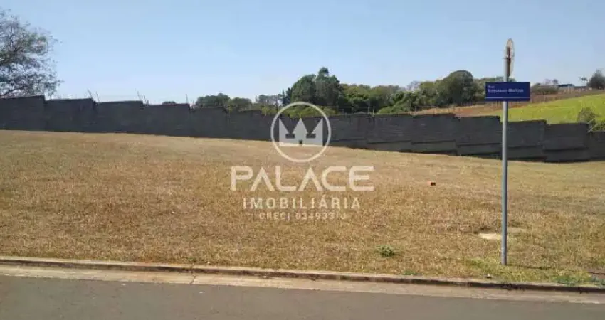 Terreno em condomínio fechado à venda no Água Seca, Piracicaba