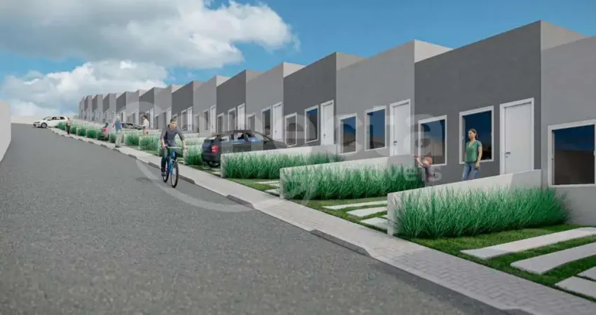 Casa de condomínio para venda em jardim maria lúcia de 49.00m² com 2 quartos e 2 garagens