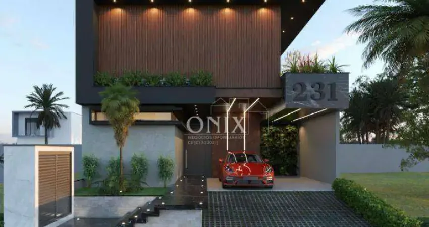 Casa de condomínio para venda em condomínio mosaico essence de 240.00m² com 3 quartos e 3 suites