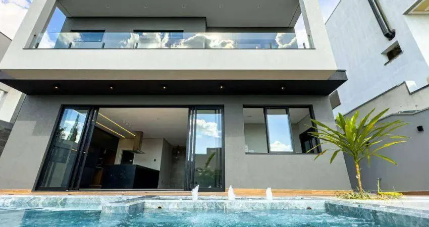 Sobrado para venda em condomínio jardim paradiso de 311.00m² com 3 quartos, 3 suites e 4 garagens