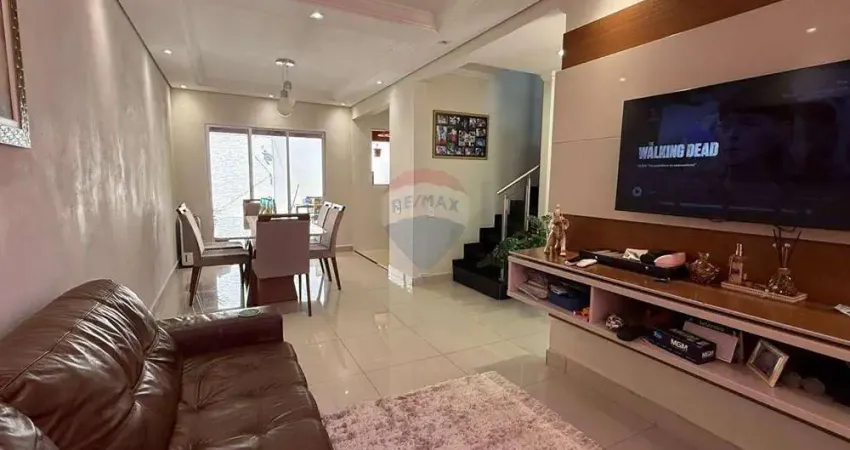 Casa de condomínio para venda em jardim interlagos de 90.00m² com 3 quartos, 1 suite e 2 garagens