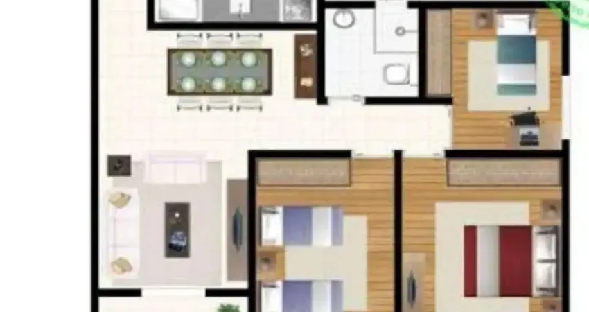 Apartamento para venda em vila araguaia de 65.00m² com 3 quartos e 1 garagem