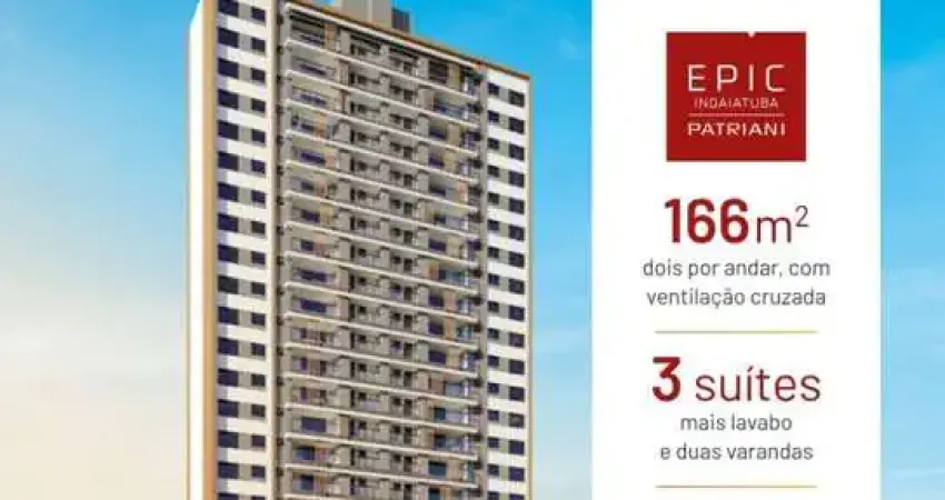 Apartamento para venda em epic de 166.00m² com 3 quartos, 3 suites e 3 garagens