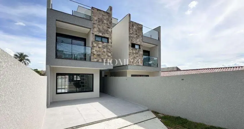 Sobrado para venda em xaxim de 220.00m² com 3 quartos, 1 suite e 4 garagens