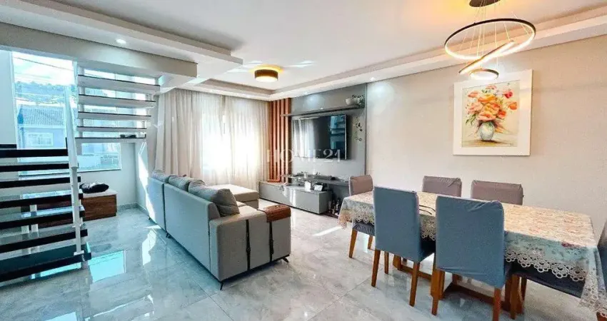 Sobrado para venda em umbará de 123.00m² com 2 quartos, 1 suite e 1 garagem