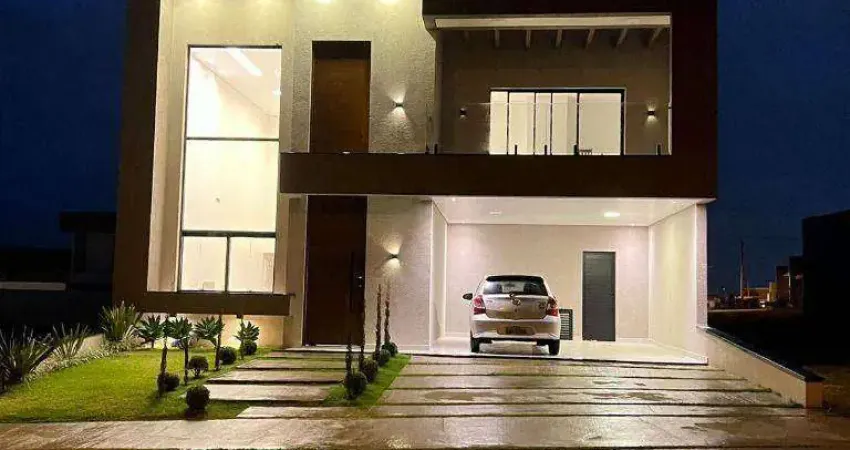 Casa de condomínio para venda em residencial evidencias de 230.00m² com 3 quartos, 1 suite e 2 garagens