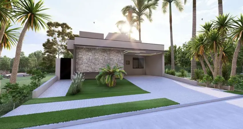 Casa de condomínio para venda em santorini residencial club de 191.00m² com 3 quartos, 3 suites e 4 garagens