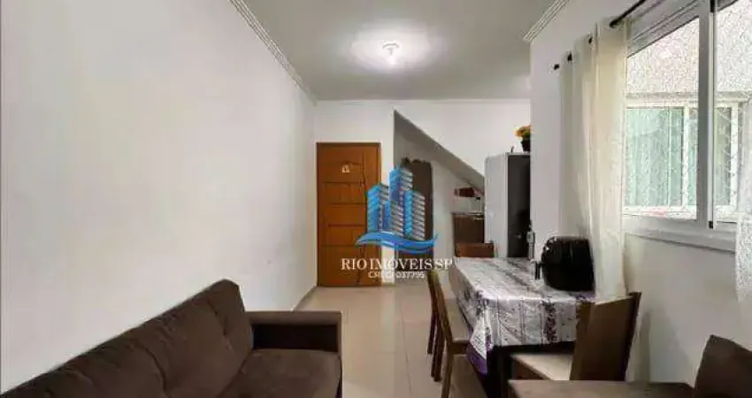 Cobertura para venda em vila humaitá de 88.00m² com 2 quartos e 1 garagem