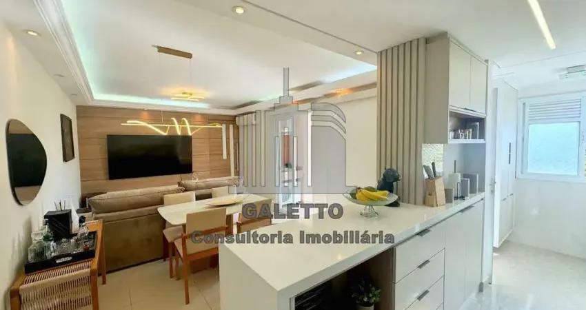 Apartamento para venda em jardim são vicente de 77.00m² com 3 quartos, 1 suite e 2 garagens