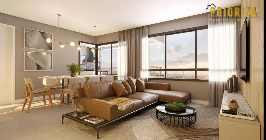 Apartamento para venda em edifício avant garde de 126.00m² com 3 quartos, 1 suite e 2 garagens