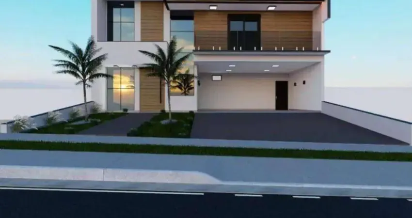 Sobrado para venda em loteamento green view village de 277.00m² com 3 quartos, 3 suites e 4 garagens